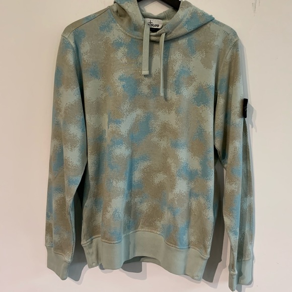 Stone Island Hooded Sweatshirt - Dove Grey Camo